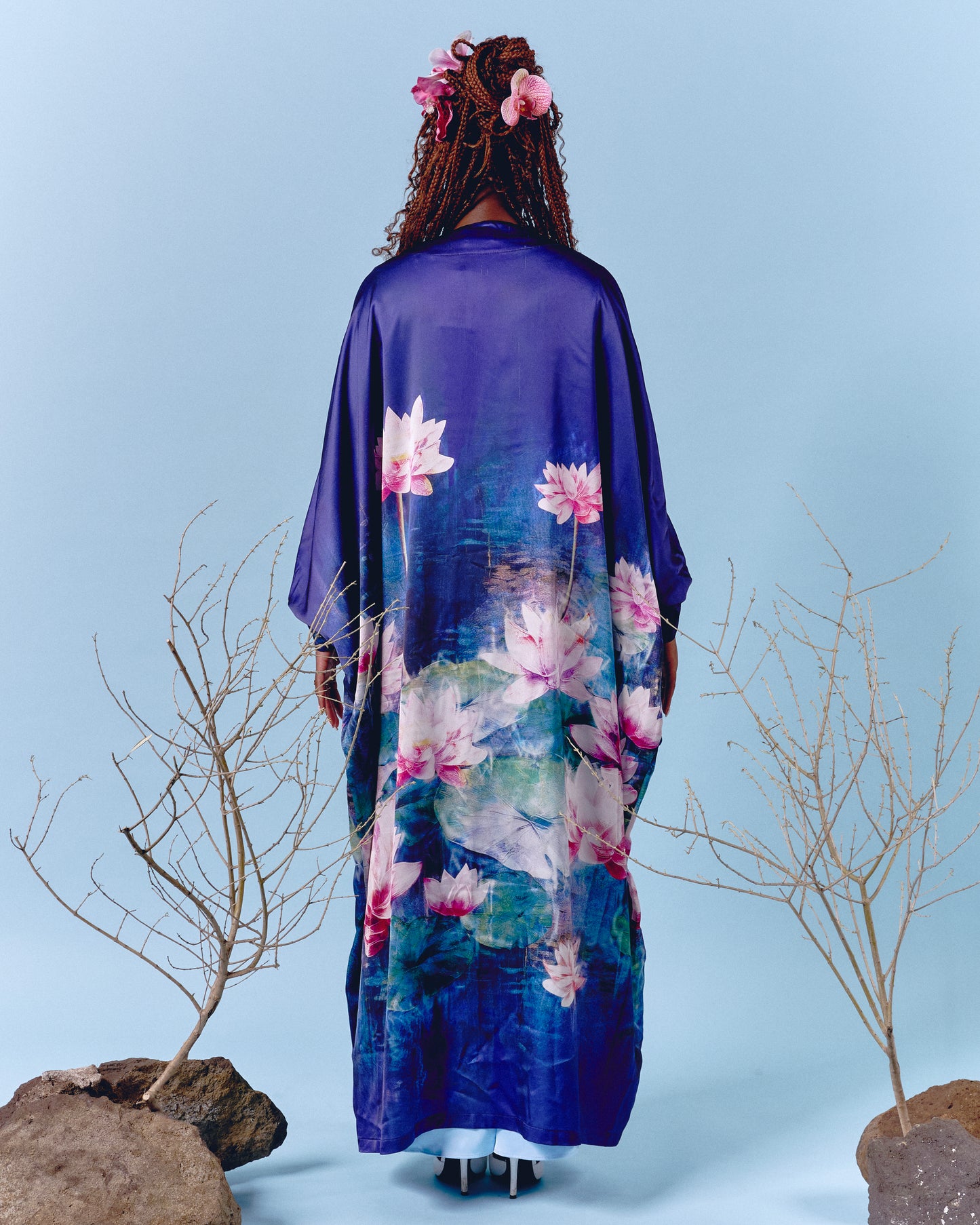 Blue Lotus Abaya