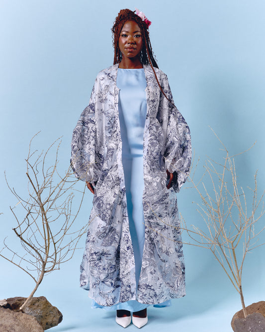 Gathering Abaya Blue