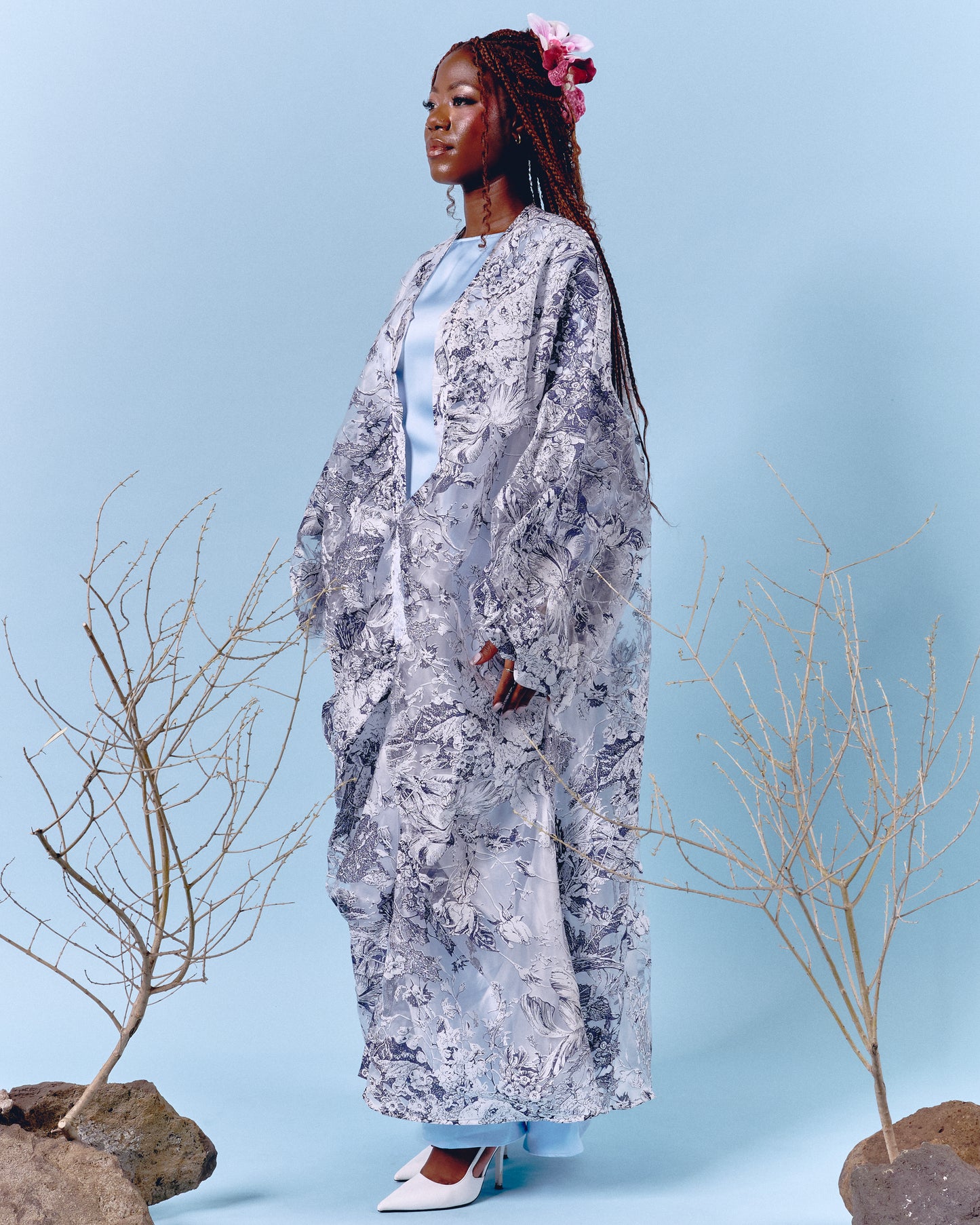 Gathering Abaya Blue