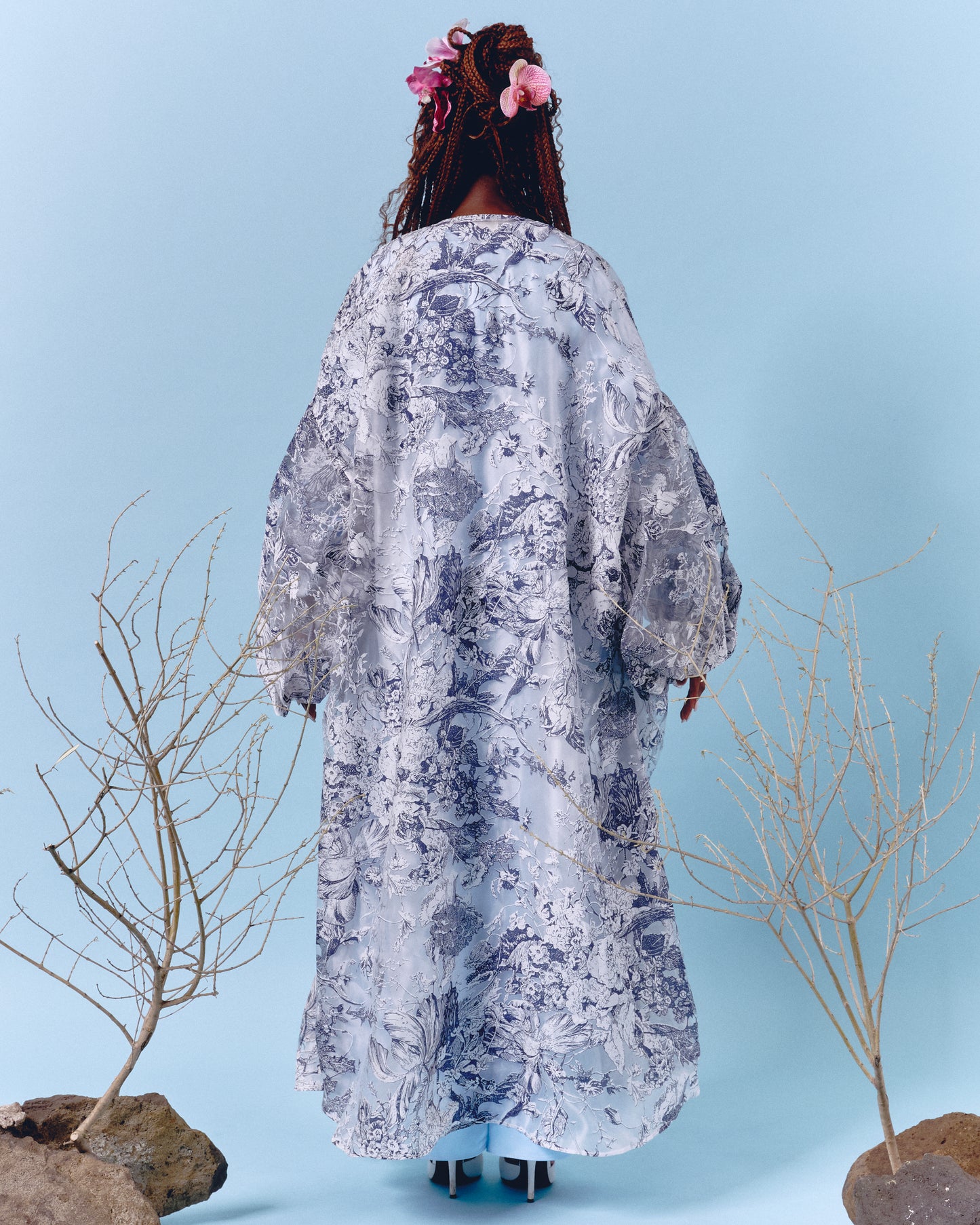 Gathering Abaya Blue