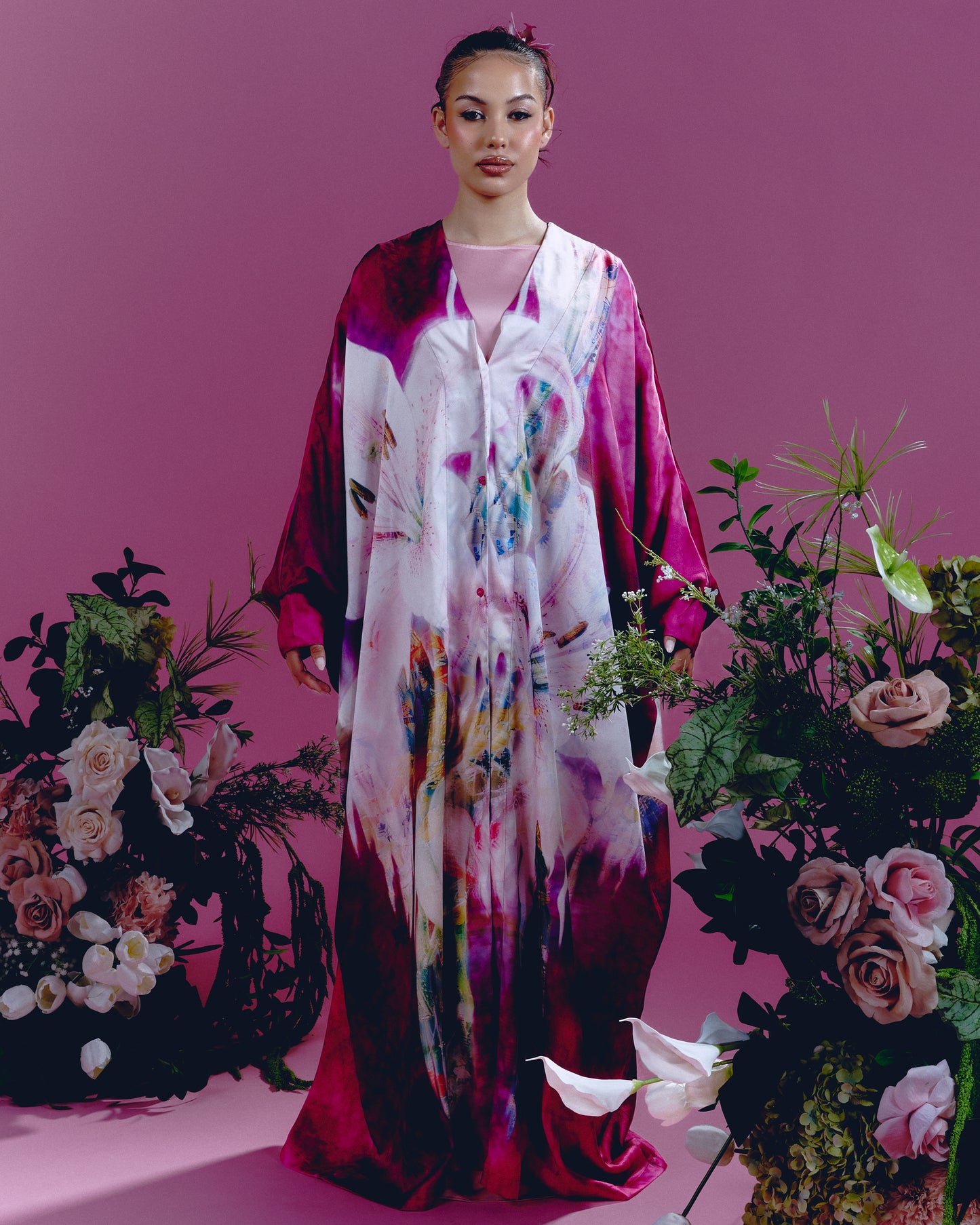 Pink Lily Abaya
