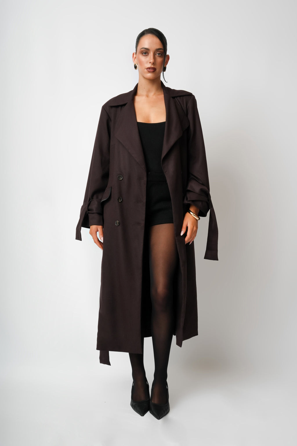 Dark Brown Kai Coat