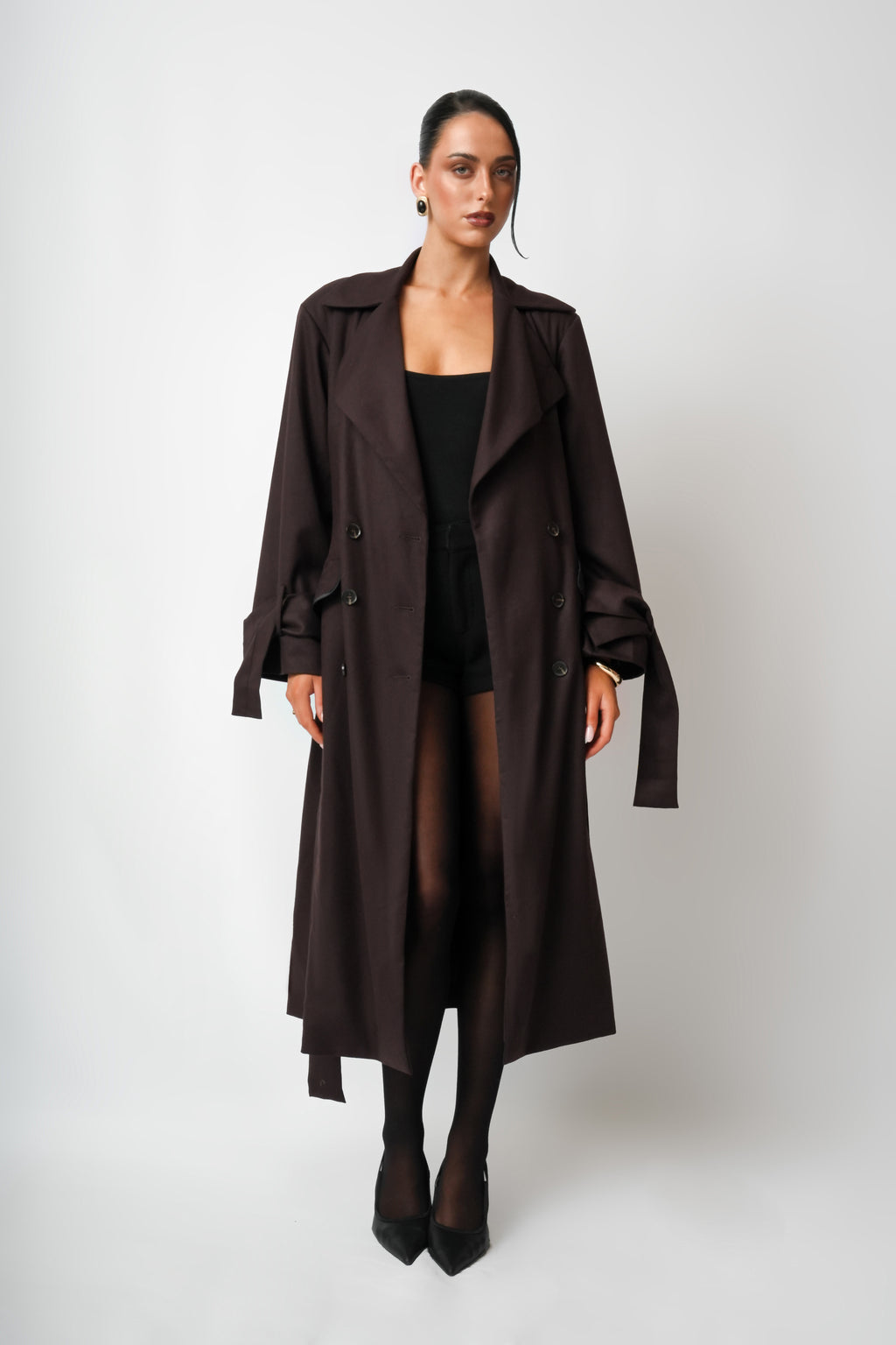 Dark Brown Kai Coat