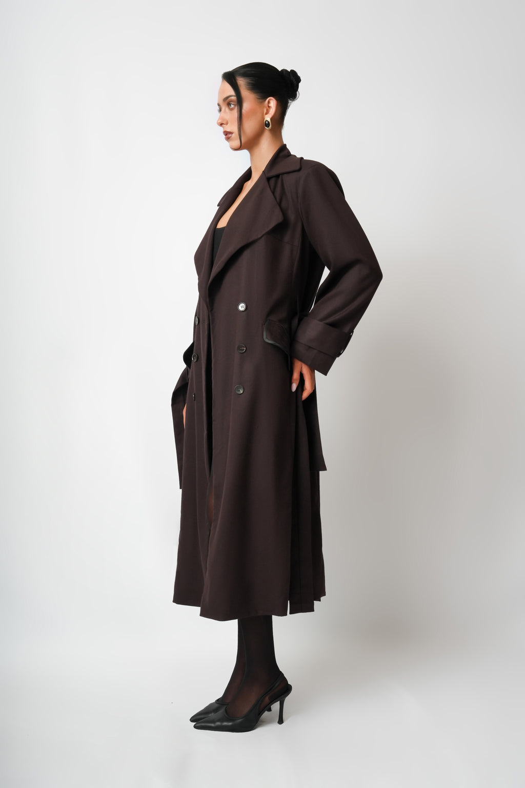 Dark Brown Kai Coat