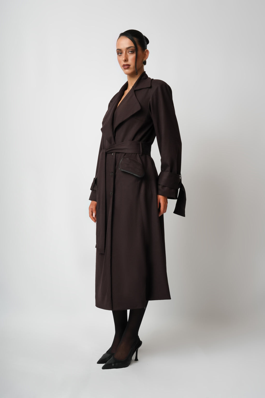 Dark Brown Kai Coat