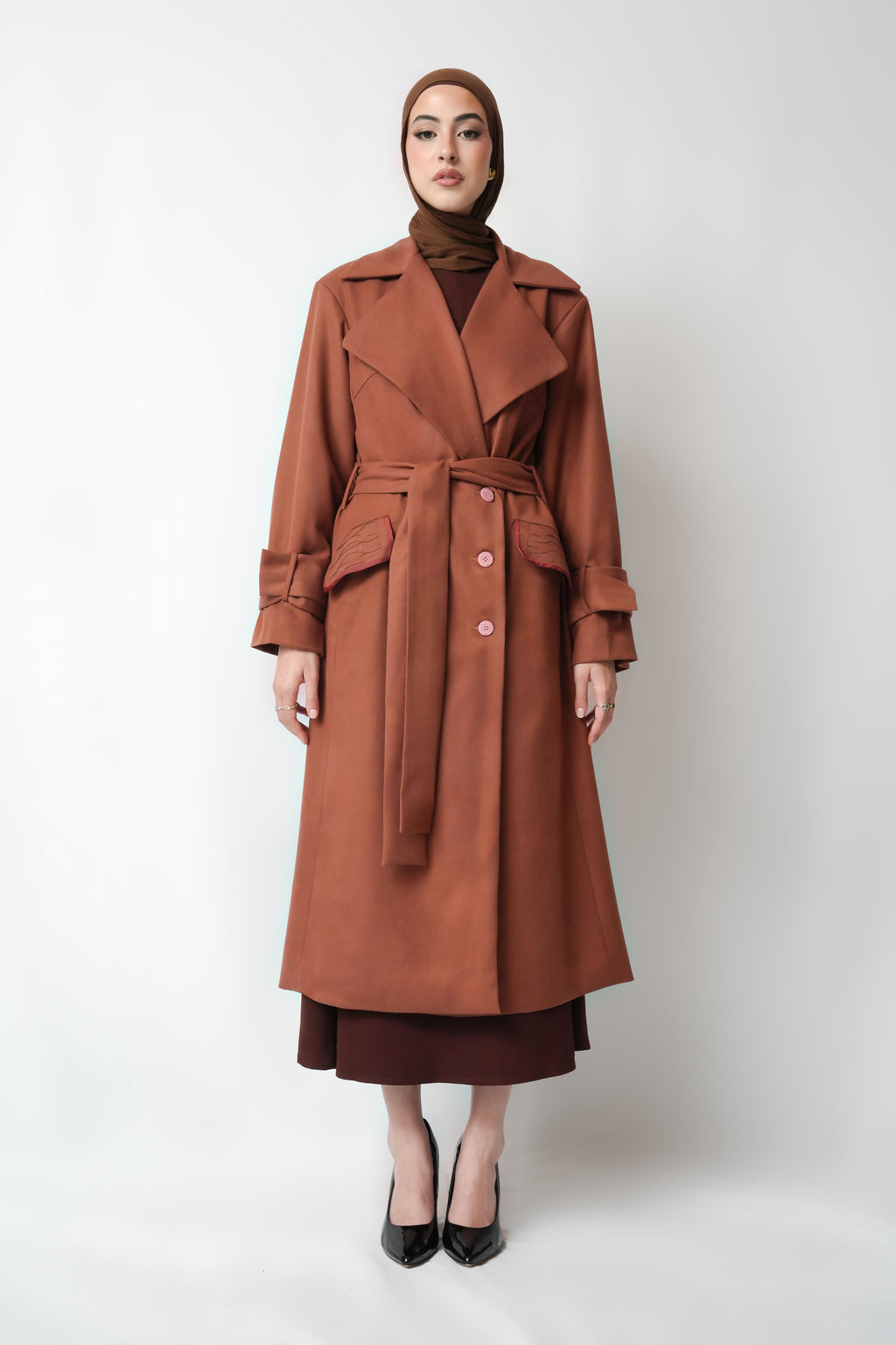Burned Orange Kai Coat
