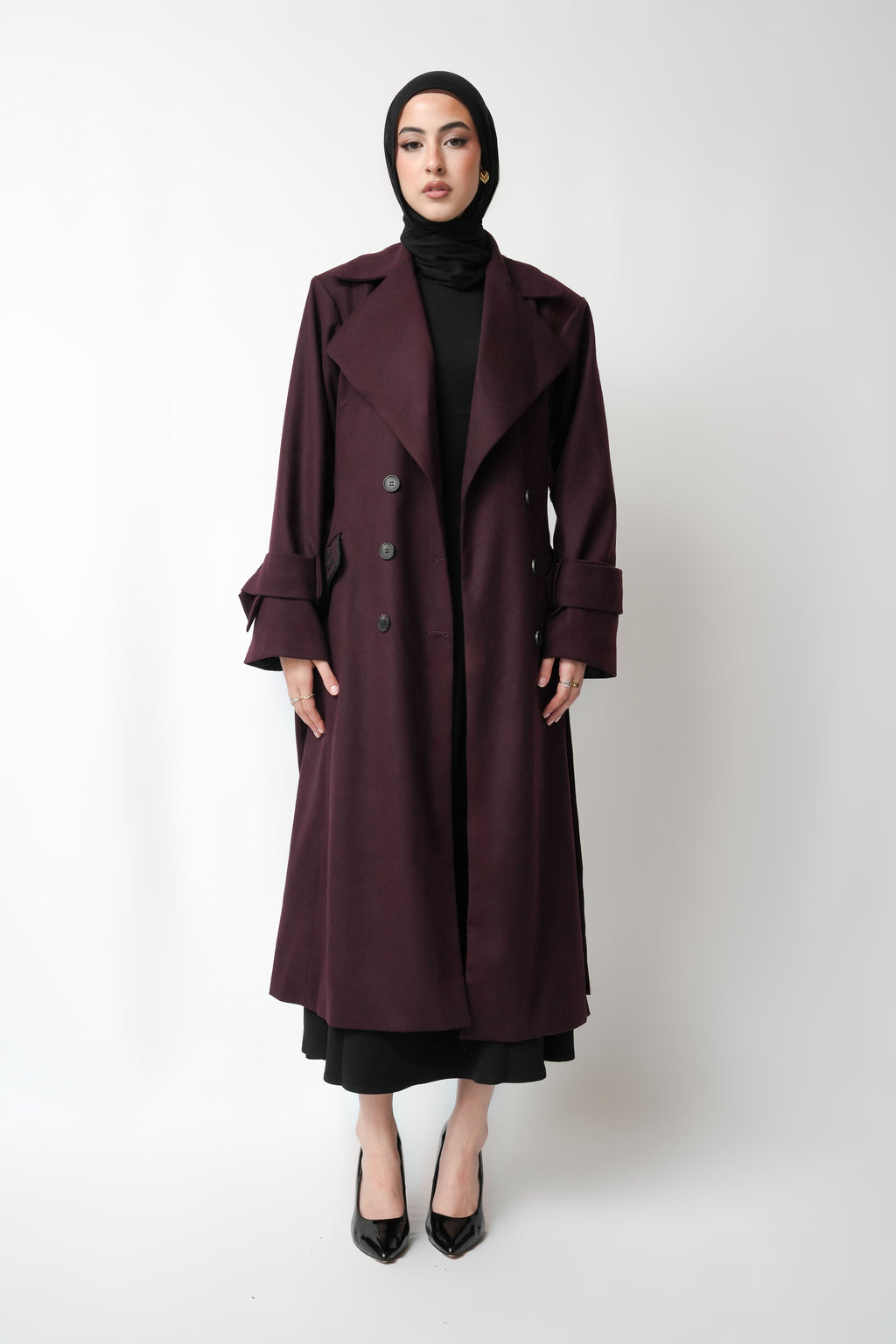 Kái Coat - Dark Purple