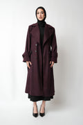 Dark Purple Kai Coat