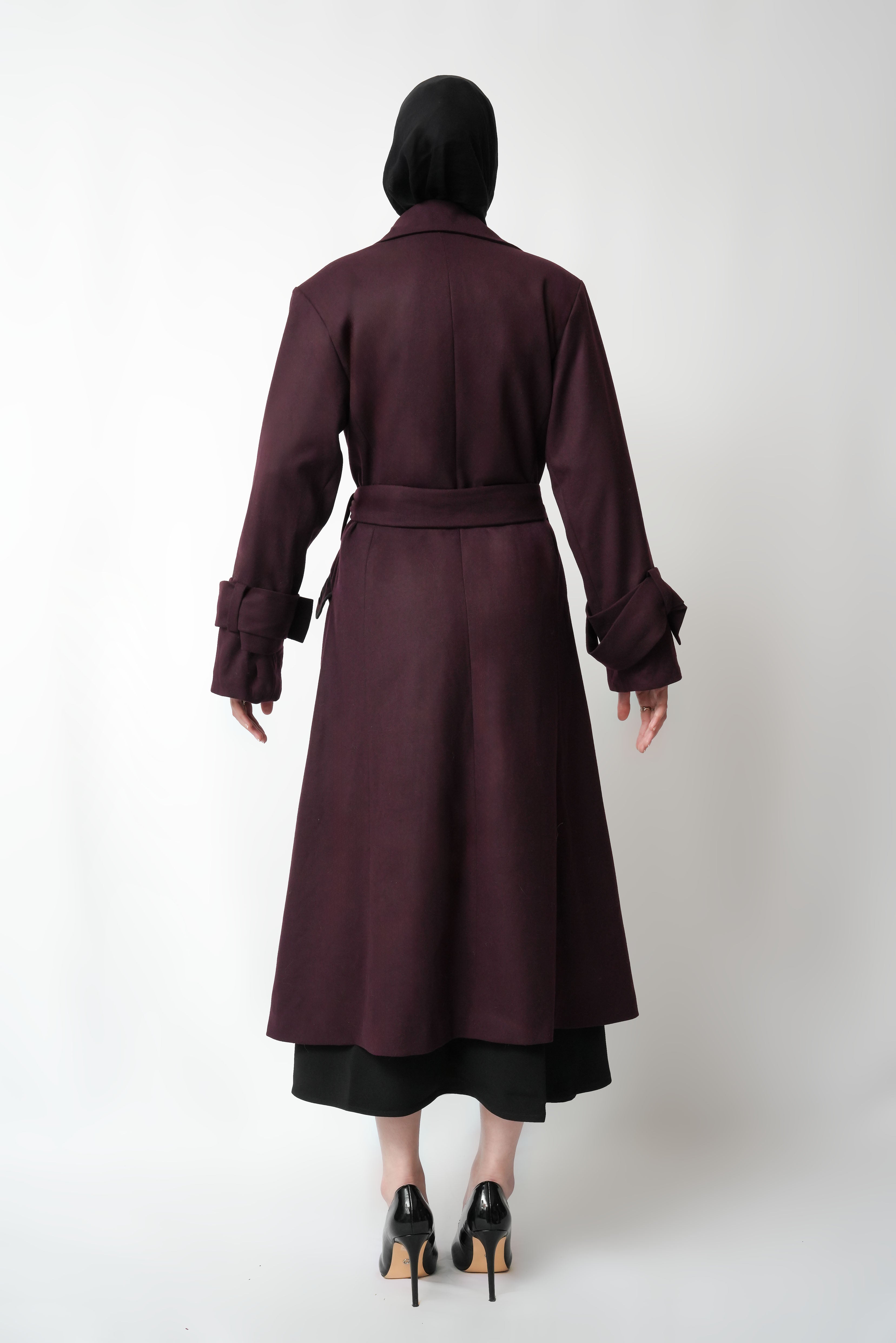 Kái Coat - Dark Purple